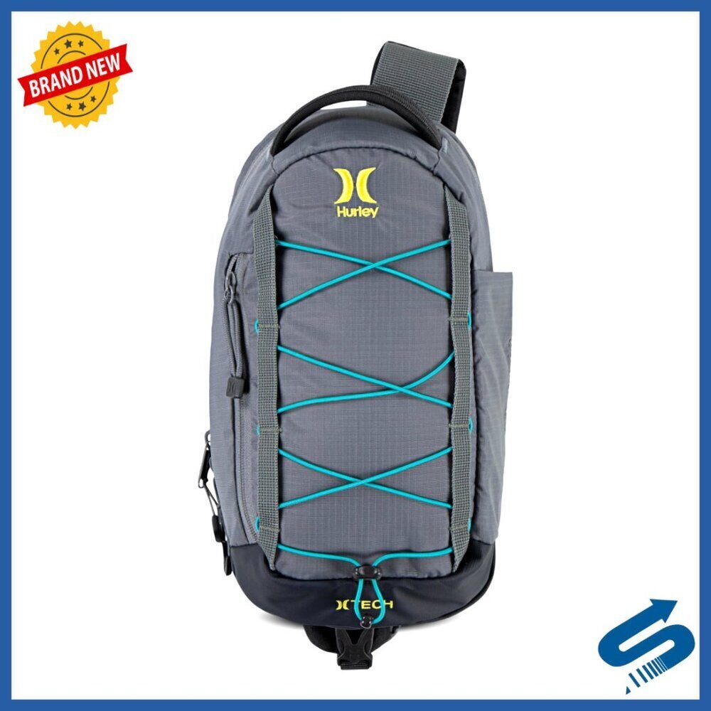 Crossbody Sling Bag Adjustable Strap Water-Resistant Nylon Compact Urban